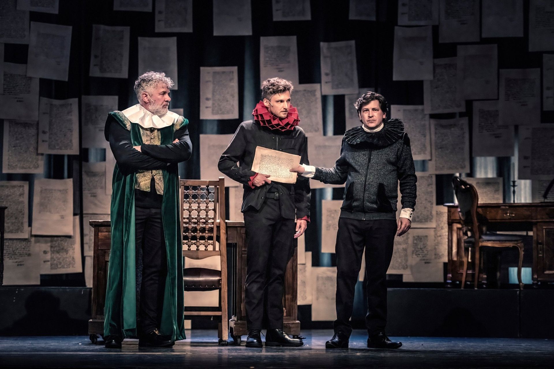 Oldenbarnevelt, Hugo de Groot en Maurits van Oranje, scène uit Hugo de Groot 2021