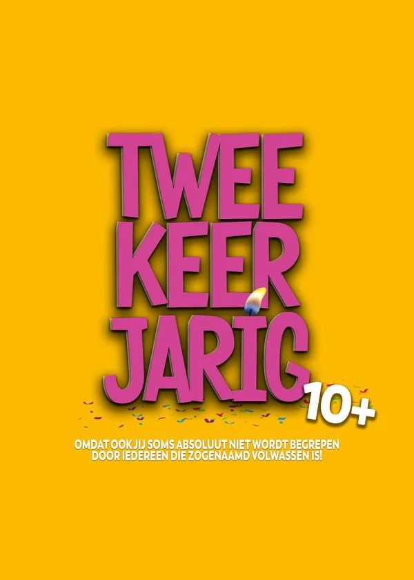 Affiche Twee keer jarig